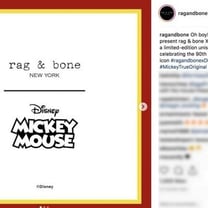 Rag & Bone joins the Mickey Mouse party with new Disney collaboration