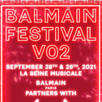 Balmain anuncia su apoyo al proyecto (RED) durante su festival