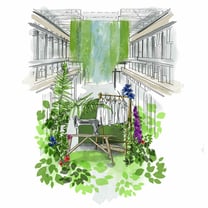 Battersea Power Station opens Botanical Atelier embroidery pop-up