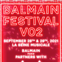 Balmain to support (RED) with Balmain Music fashion festival