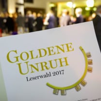 Verleihung der Goldene Unruh 2017 - 21.000 Leser stimmten ab