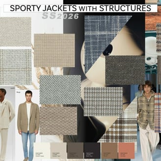 Contemporary Menswear Colour and Fabric Trends - Spring/Summer 2026 (ItaltexTrends)