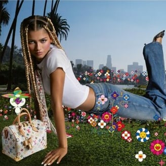 Louis Vuitton relaunches anniversary Murakami collab, campaign stars Zendaya