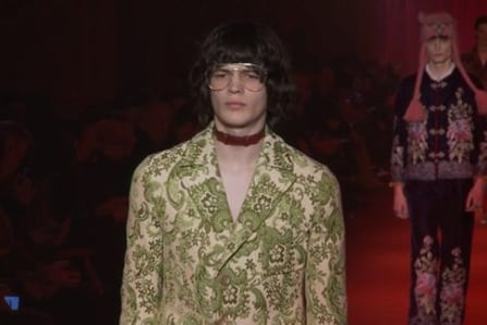 Gucci Fashion show - MENS collection Autumn-Winter 2016/17 in Milan