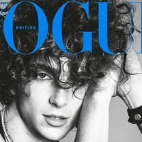 British Vogue has solo man on cover for first time as Chalamet stars