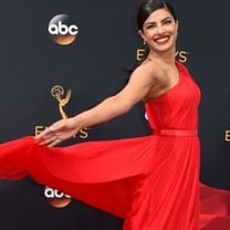 Emmys red carpet: red, black, yellow and gorgeous