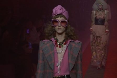 Gucci - Collection Spring/Summer 2017 in Milan (with interviews)