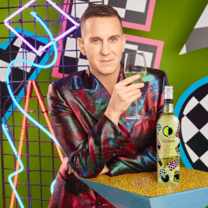 Jeremy Scott creates limited-edition wine label for Ecco Domani